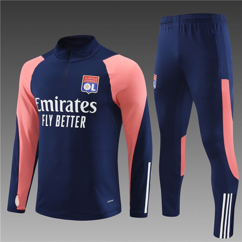Ensemble Olympique de Lyon Bleu-Rose 2023 2024