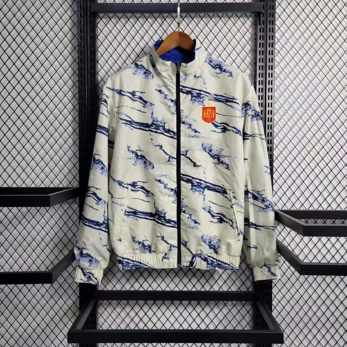Veste coupe vent Espagne Gris 2023 2024