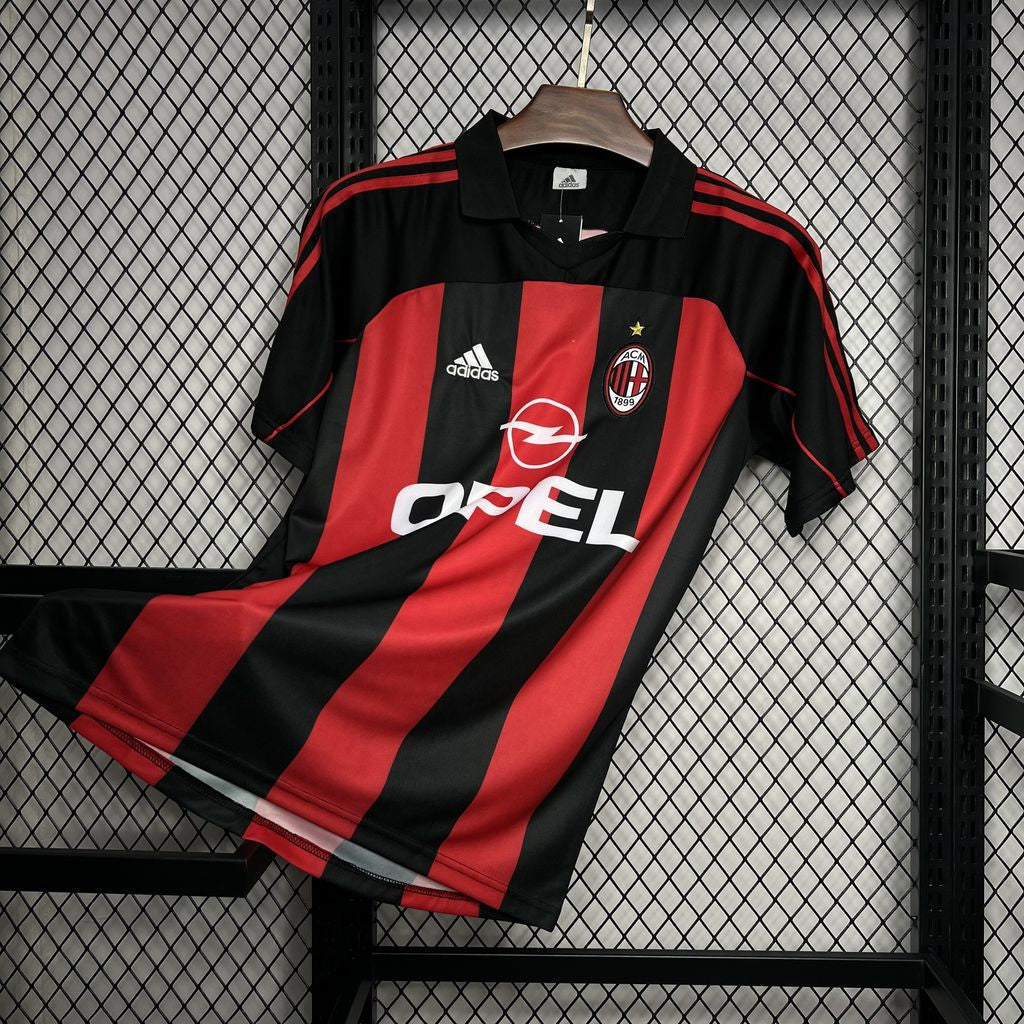 Maillot Domicile Rétro AC Milan 2000/01
