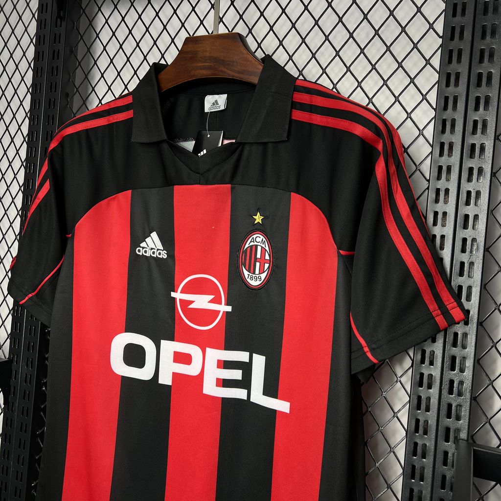Maillot Domicile Rétro AC Milan 2000/01