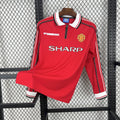 Maillot Domicile Rétro Manches Longues Manchester United 1998/99